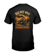 Load image into Gallery viewer, "Vintage Union Pacific Big Boy No. 4014 Steam Train Railroad Legend" Premium T-Shirt - Black - Back