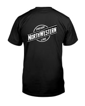 Load image into Gallery viewer, "Vintage Chicago and North Western Railroad" Premium T-Shirt - Black - Back