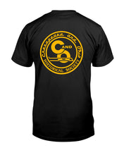 Load image into Gallery viewer, "Vintage Chesapeake And Ohio Railroad" Premium T-Shirt - Black - Back