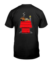 Load image into Gallery viewer, "Vintage Snoop Dogg Snoopy" Premium T-Shirt - Black - Back