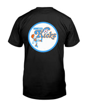Load image into Gallery viewer, "Vintage Defunct Minnesota Kicks Football" Premium T-Shirt 2 - Black - Back