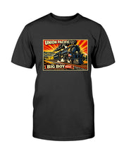 Load image into Gallery viewer, "Vintage Union Pacific Railroad - The Big Boy 4014" Premium T-Shirt - Black - Front