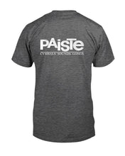 Load image into Gallery viewer, "Vintage Paiste Cymbals Sounds Gongs" Premium T-Shirt - Dark Heather - Back
