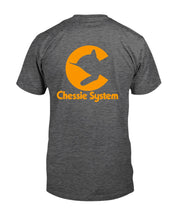 Load image into Gallery viewer, "Vintage Chessie System Railroad" Premium T-Shirt - Dark Heather - Back