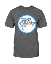 Load image into Gallery viewer, "Vintage Defunct Minnesota Kicks Football" Premium T-Shirt 1 - Dark Heather - Front