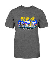 Load image into Gallery viewer, "Vintage 98 Rock Baltimore WIYY" Premium T-Shirt 2 - Dark Heather - Front