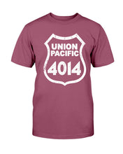 Load image into Gallery viewer, "Vintage Union Pacific Railroad 4014" Premium T-Shirt - Maroon - Front