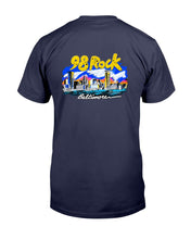 Load image into Gallery viewer, "Vintage 98 Rock Baltimore WIYY" Premium T-Shirt 2 - Navy - Back