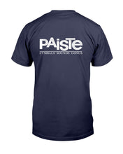 Load image into Gallery viewer, "Vintage Paiste Cymbals Sounds Gongs" Premium T-Shirt - Navy - Back