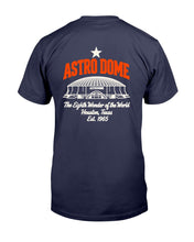 Load image into Gallery viewer, "Vintage Astrodome Eighth Wonder" Premium T-Shirt - Navy - Back