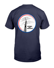 Load image into Gallery viewer, "Vintage Nothing But Ham Radio" Premium T-Shirt - Navy - Back
