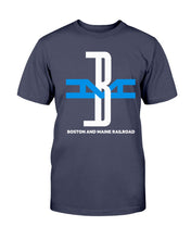 Load image into Gallery viewer, "Vintage BM Boston And Maine Railroad" Premium T-Shirt - Navy - Front