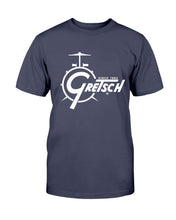 Load image into Gallery viewer, "Vintage Gretsch Drums" Premium T-Shirt - Navy - Front