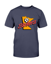 Load image into Gallery viewer, "Vintage Defunct Lauderdale Strikers Football" Premium T-Shirt - Navy - Front