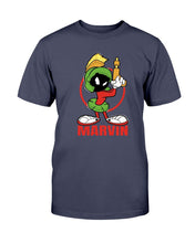 Load image into Gallery viewer, "Vintage Marvin The Martian" Premium T-Shirt - Navy - Front