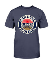 Load image into Gallery viewer, "Vintage Southern Pacific Lines Railroad" Premium T-Shirt - Navy - Front