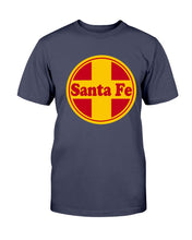 Load image into Gallery viewer, "Vintage Santa Fe Railroad" Premium T-Shirt - Navy - Front