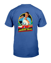 Load image into Gallery viewer, "Vintage Gilbert Chemistry Set 1954" Premium T-Shirt - Royal Blue - Back