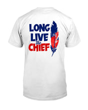 Load image into Gallery viewer, "Vintage Long Live The Chief Wahoo" Premium T-Shirt - White - Back