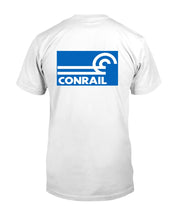 Load image into Gallery viewer, "Vintage Conrail Railroad" Premium T-Shirt - White - Back