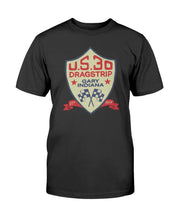 Load image into Gallery viewer, "U.S. 30 Dragstrip 1954 T-Shirt" Tall Sized T-Shirt