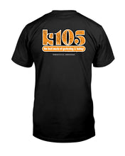 Load image into Gallery viewer, "Vintage K105, Paragould, Arkansas" Tall Sized T-Shirt