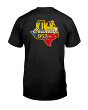 Load image into Gallery viewer, "Vintage KIKK Country, Houston, TX 1961" Tall Sized T-Shirt