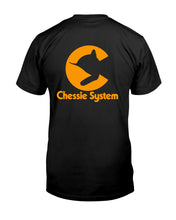 Load image into Gallery viewer, "Vintage Chessie System Railroad" Premium T-Shirt - Black - Back
