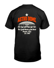 Load image into Gallery viewer, "Vintage Astrodome Eighth Wonder" Premium T-Shirt - Black - Back
