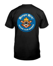 Load image into Gallery viewer, "Vintage Ranger Rick Nature Club" Premium T-Shirt - Black - Back

