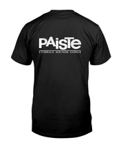 Load image into Gallery viewer, "Vintage Paiste Cymbals Sounds Gongs" Premium T-Shirt - Black - Back
