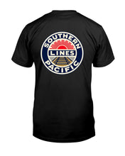 Load image into Gallery viewer, "Vintage Southern Pacific Lines Railroad" Premium T-Shirt - Black - Back
