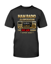 Load image into Gallery viewer, "Vintage Ham Radio Operator" Premium T-Shirt - Black - Front
