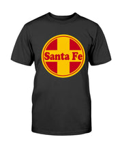 Load image into Gallery viewer, "Vintage Santa Fe Railroad" Premium T-Shirt - Black - Front
