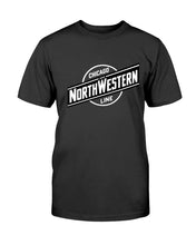 Load image into Gallery viewer, "Vintage Chicago and North Western Railroad" Premium T-Shirt - Black - Front
