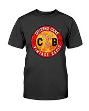 Load image into Gallery viewer, "Vintage CB Citizens Band Amateur Radio" Premium T-Shirt - Black - Front
