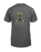 Load image into Gallery viewer, "Vintage Modern Marvin The Martian" Premium T-Shirt - Dark Heather - Back
