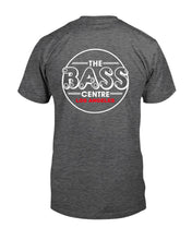 Load image into Gallery viewer, "Vintage Defunct The Bass Centre - Los Angeles" Premium T-Shirt - Dark Heather - Back
