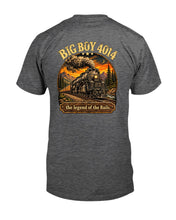 Load image into Gallery viewer, "Vintage Union Pacific Big Boy No. 4014 Steam Train Railroad Legend" Premium T-Shirt - Dark Heather - Back
