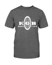 Load image into Gallery viewer, "Vintage KGB Radio 1360 San Diego" Premium T-Shirt - Dark Heather - Front
