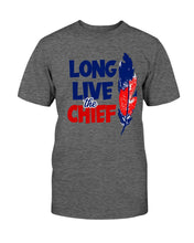 Load image into Gallery viewer, "Vintage Long Live The Chief Wahoo" Premium T-Shirt - Dark Heather - Front
