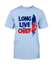 Load image into Gallery viewer, "Vintage Long Live The Chief Wahoo" Premium T-Shirt - Light Blue - Front
