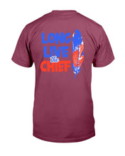 Load image into Gallery viewer, "Vintage Long Live The Chief Wahoo" Premium T-Shirt 2 - Maroon - Back
