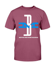 Load image into Gallery viewer, "Vintage BM Boston And Maine Railroad" Premium T-Shirt - Maroon - Front
