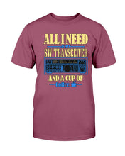 Load image into Gallery viewer, "Vintage Ham Radio Operator - All I Need" Premium T-Shirt - Maroon - Front

