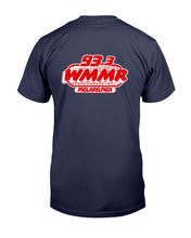 Load image into Gallery viewer, "Vintage WMMR 93.3 Philadelphia" Premium T-Shirt - Navy - Back
