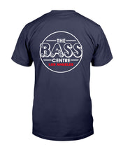 Load image into Gallery viewer, "Vintage Defunct The Bass Centre - Los Angeles" Premium T-Shirt - Navy - Back
