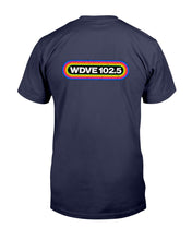 Load image into Gallery viewer, "Vintage WDVE 102.5 Radio" Premium T-Shirt - Navy - Back
