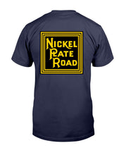 Load image into Gallery viewer, "Vintage Nickle Plate Road - Railroad" Premium T-Shirt - Navy - Back
