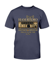 Load image into Gallery viewer, "Vintage Ham Radio - Licensed Operator" Premium T-Shirt - Navy - Front
